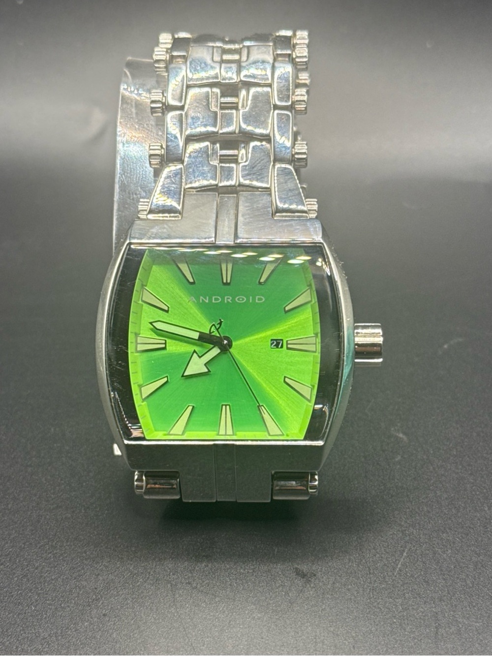 ANDROID AD719 Rare Green Sunburst Dial stainless steel